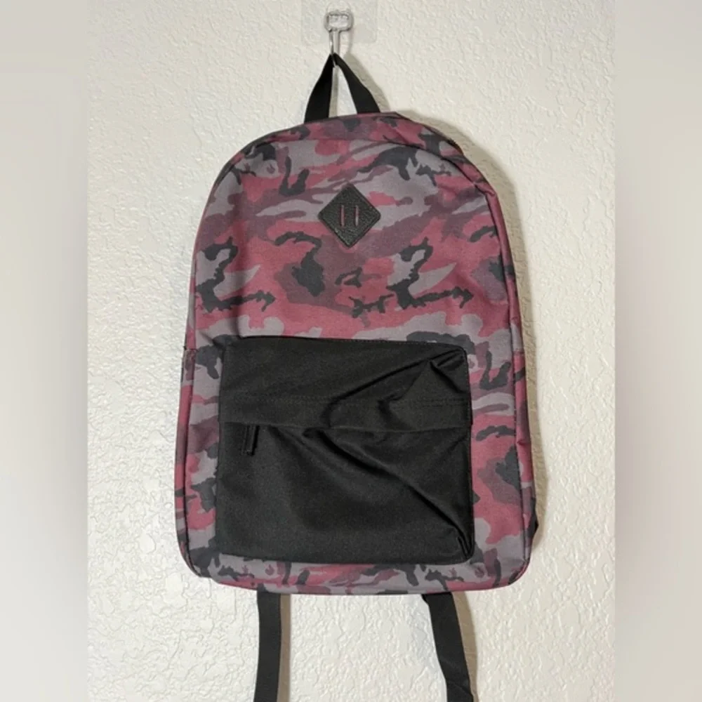 Zumiez Ninth hall Chrissy Kylie burgundy Camouflage backpack burgundy black